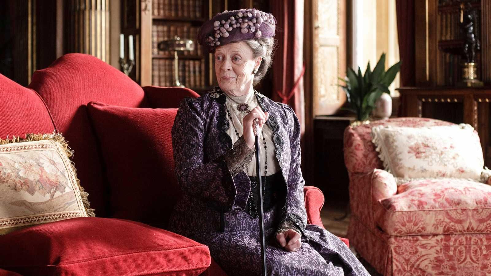 Maggie Smith, en una escena de 'Downton Abbey'. Maggie Smith, en una escena de 'Downton Abbey'.