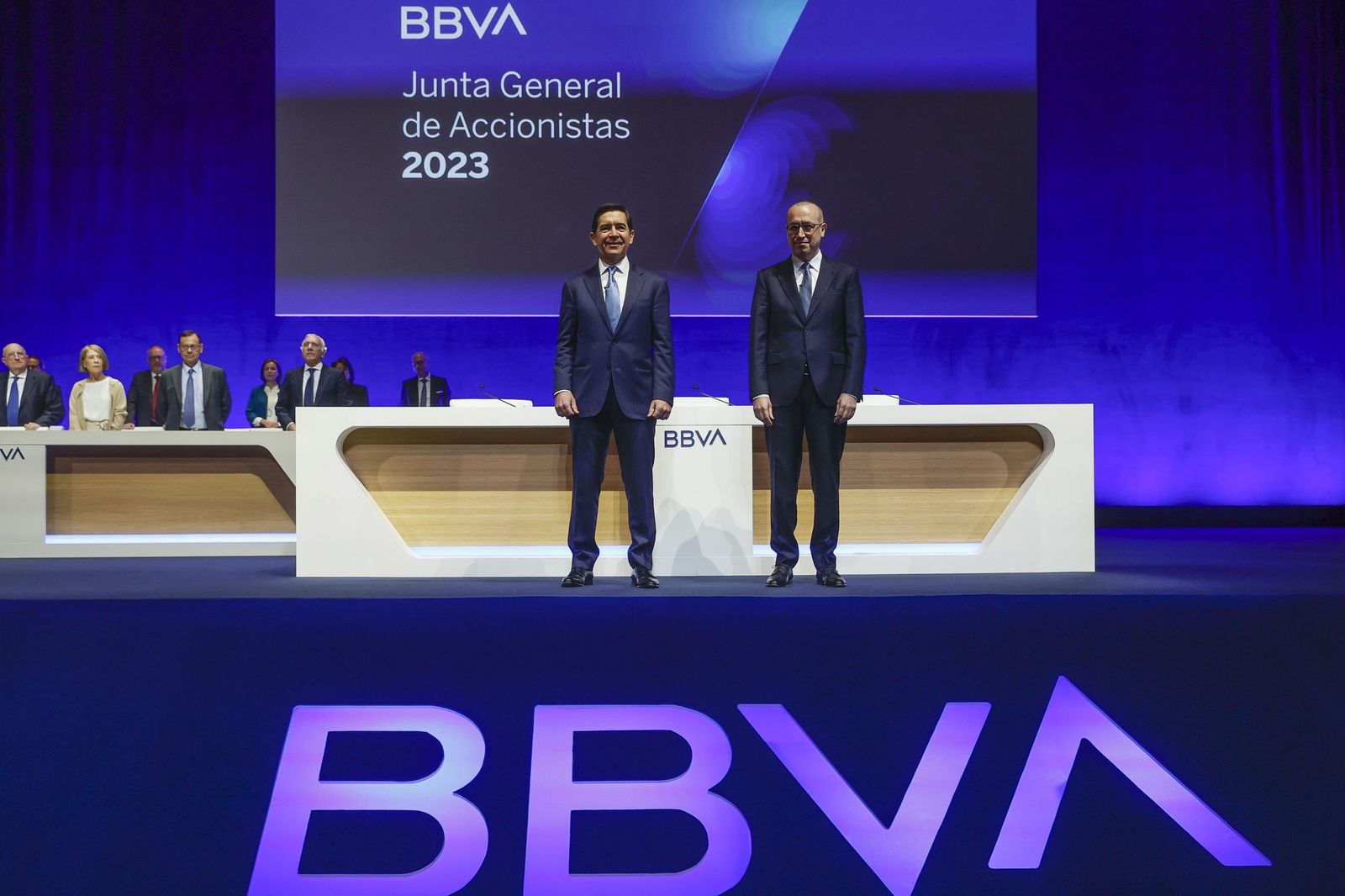 Junta general de accionistas de BBVA el pasado viernes