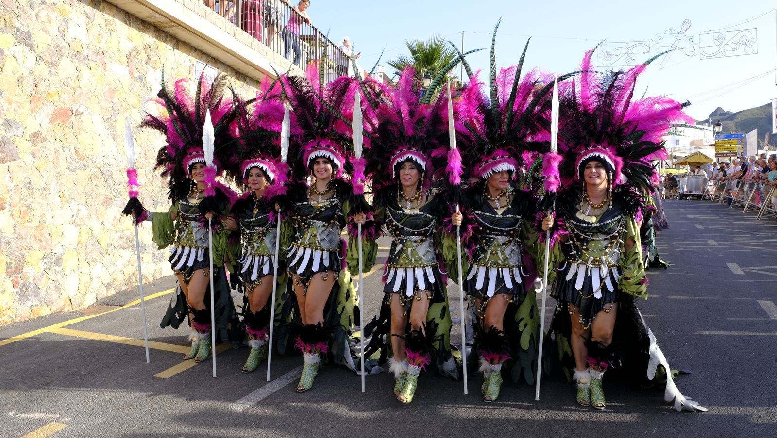 Imágenes del desfile de Moros y Cristianos de Mojácar