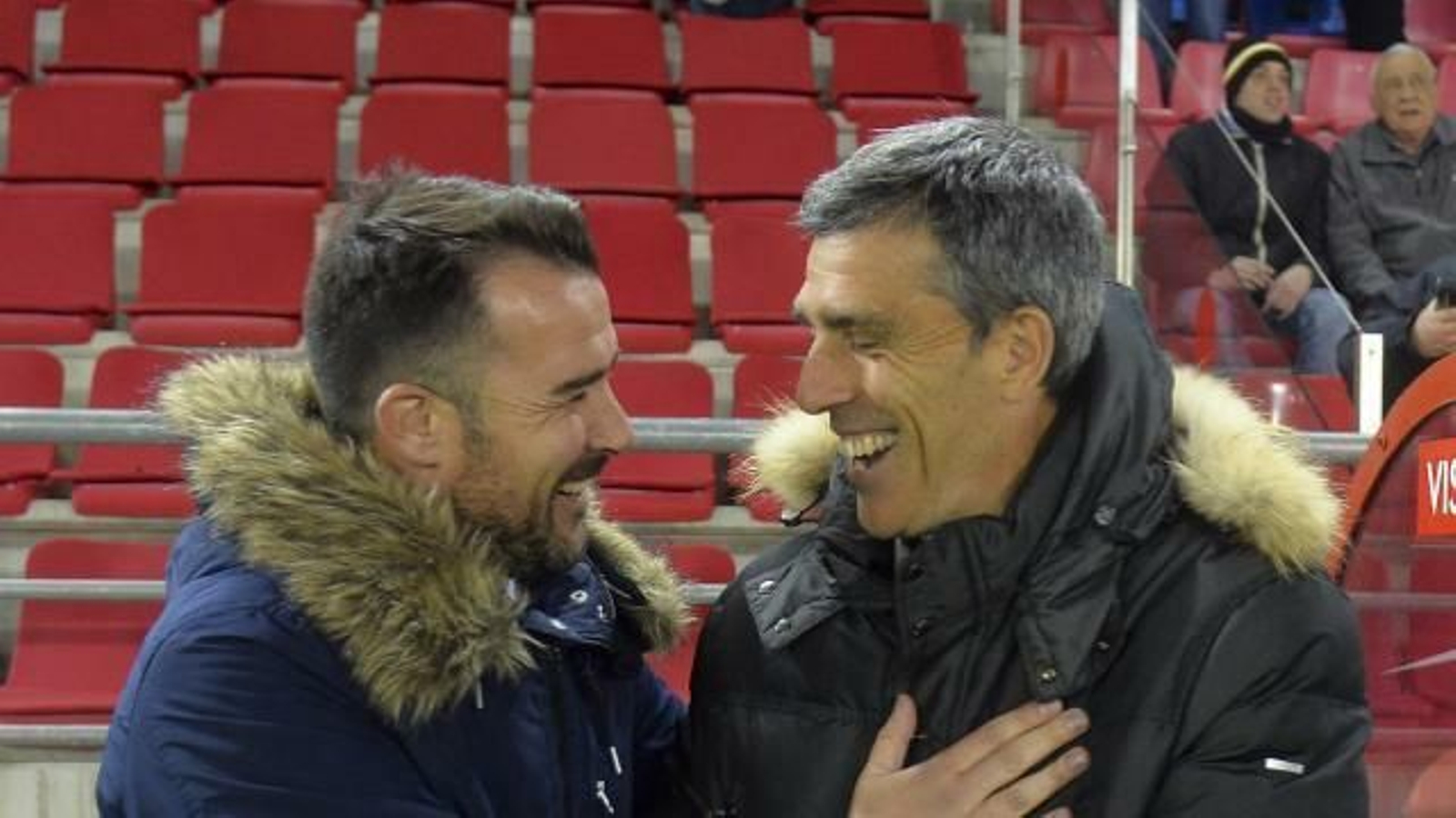 Juan Ramón Muñiz, con López Garai.