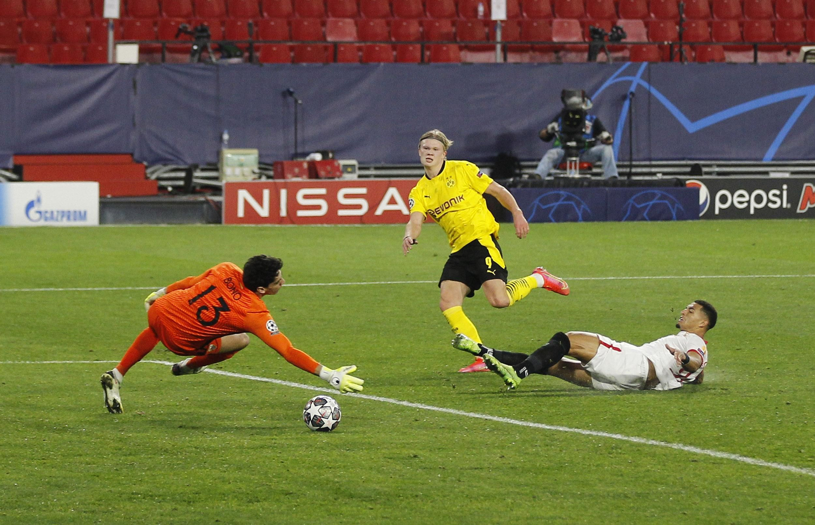 Las imágenes del Sevilla-Borussia Dortmund de Champions