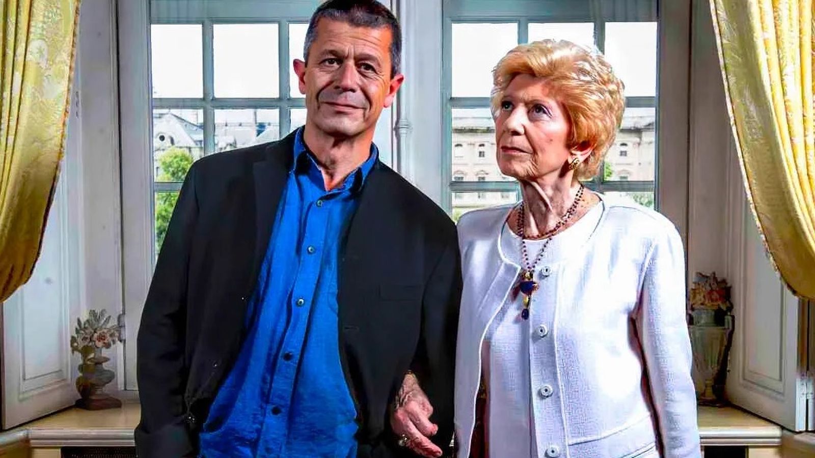 Emmanuel Carrere y Hélène Carrère d'Encausse.