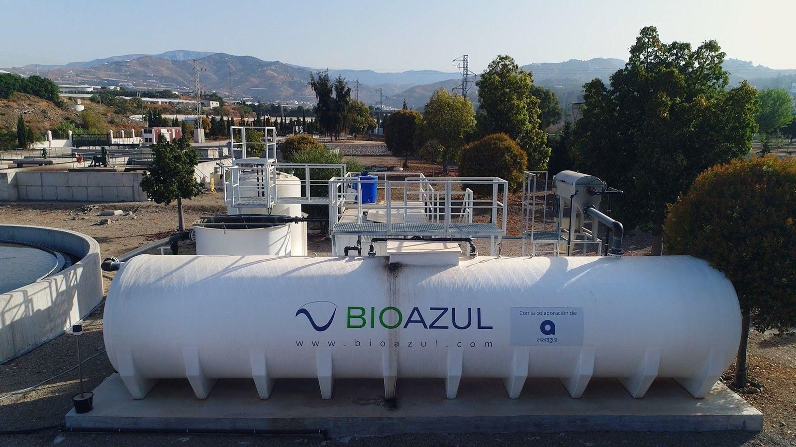 Instalaciones de la empresa malagueña Bioazul.