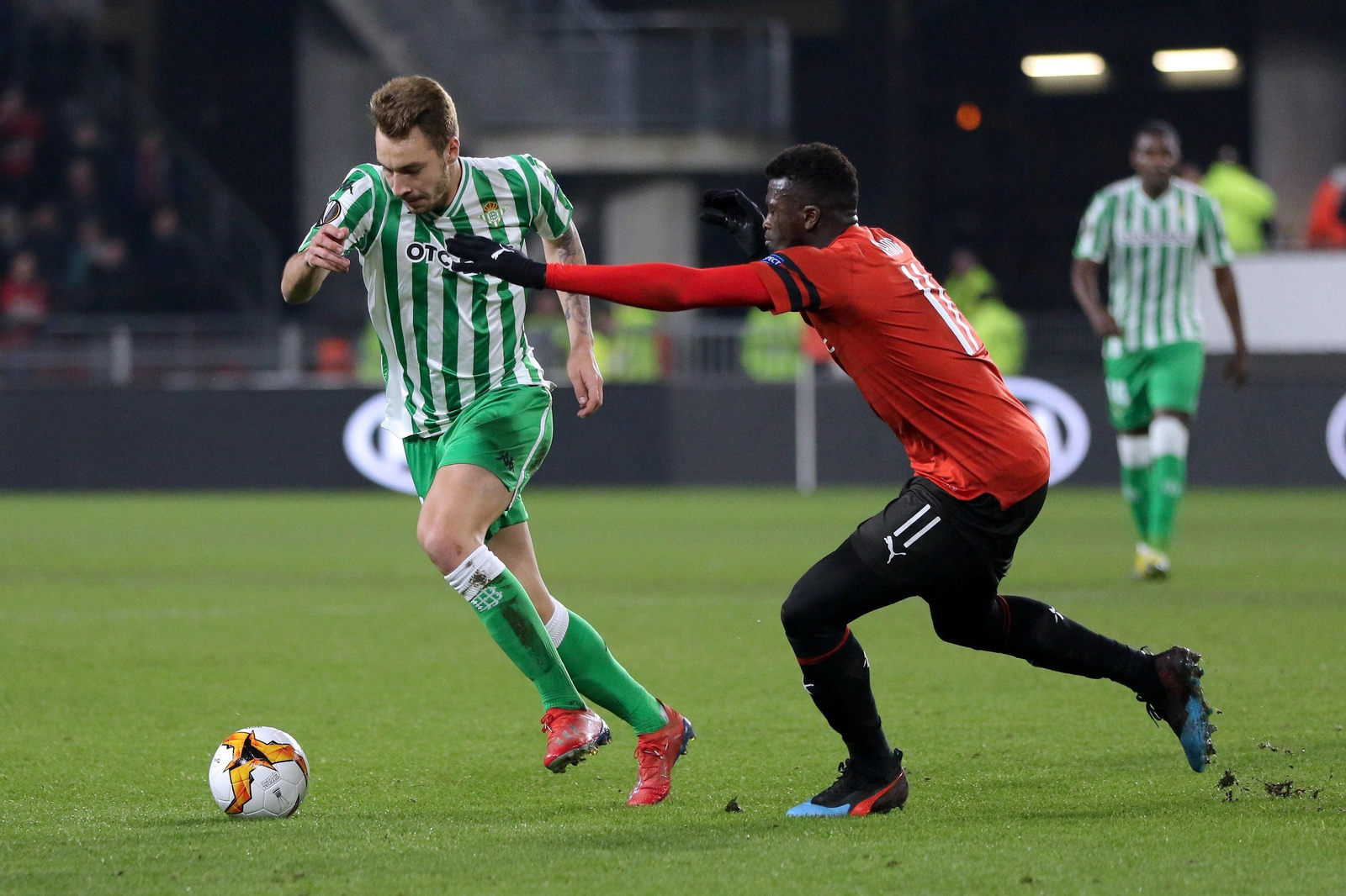 El Rennes-Betis, en imágenes