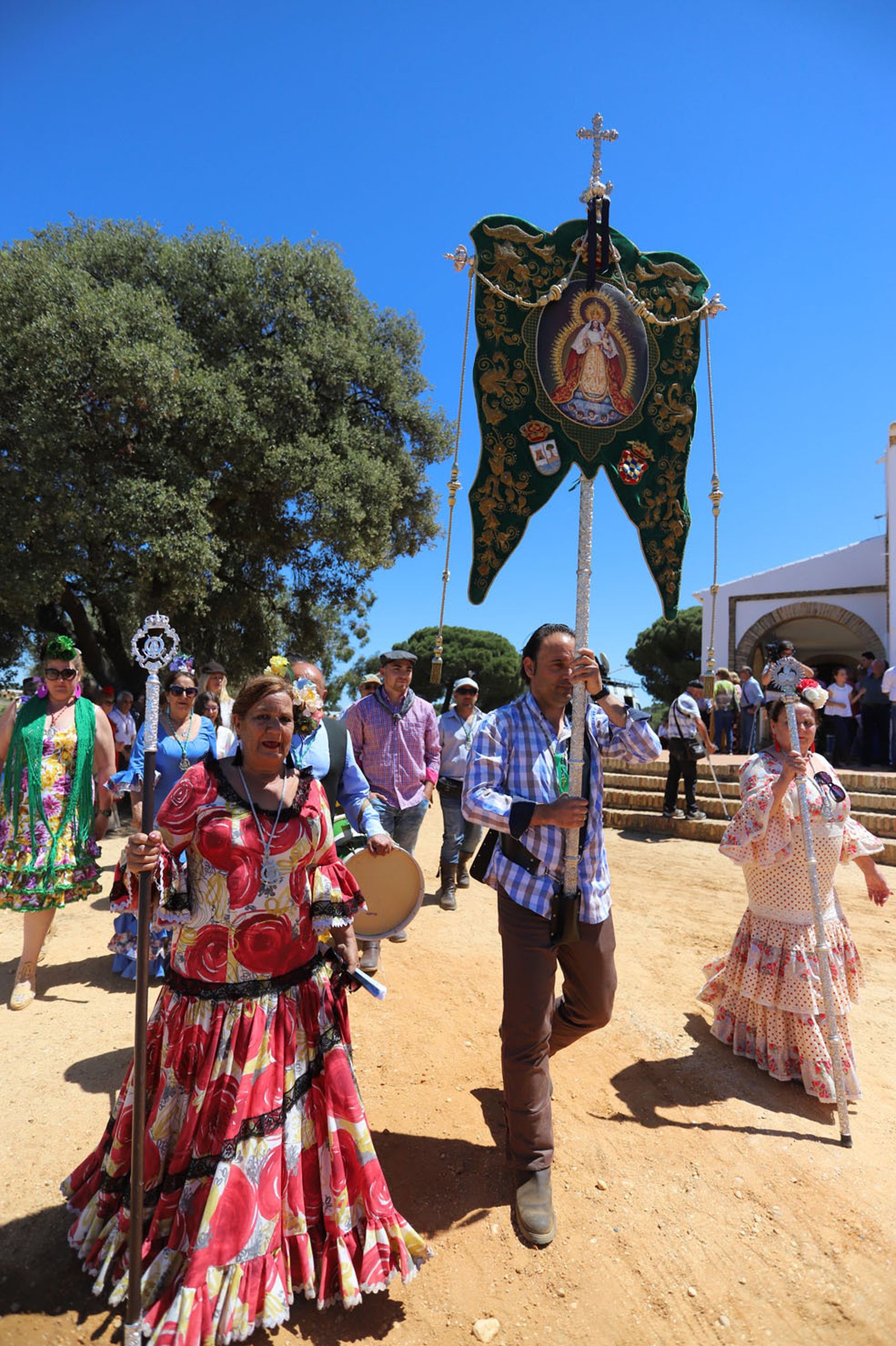 Imágenes de la presentación de las hermandades filiales ante la Virgen de Montemayor