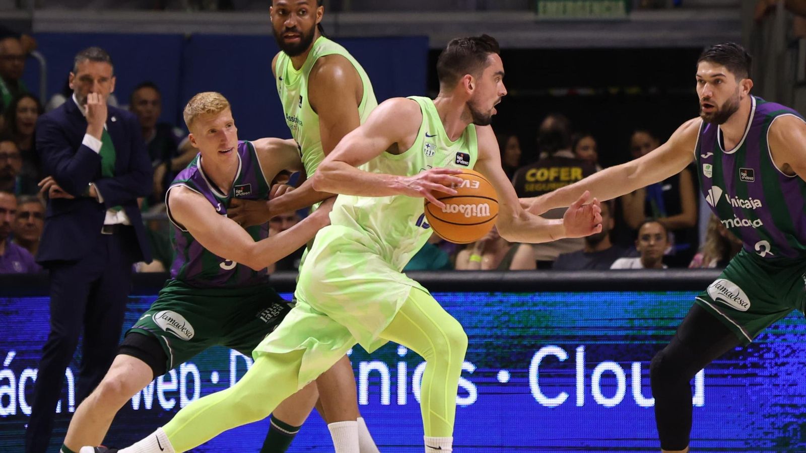 Las fotos del Unicaja-Barcelona, primer partido del play off de la Liga Endesa