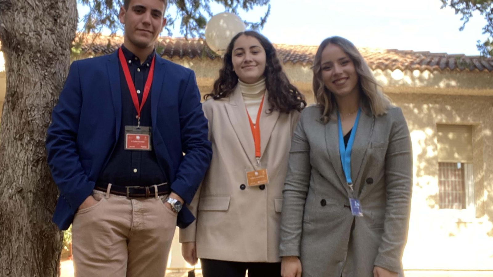 Alba Sánchez Ortíz, Carlos González Uclés y María Saaaden Pérez.