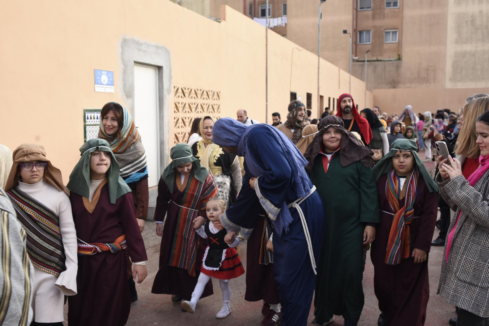 Fotos del belén viviente del Colegio Salesianos de La Línea