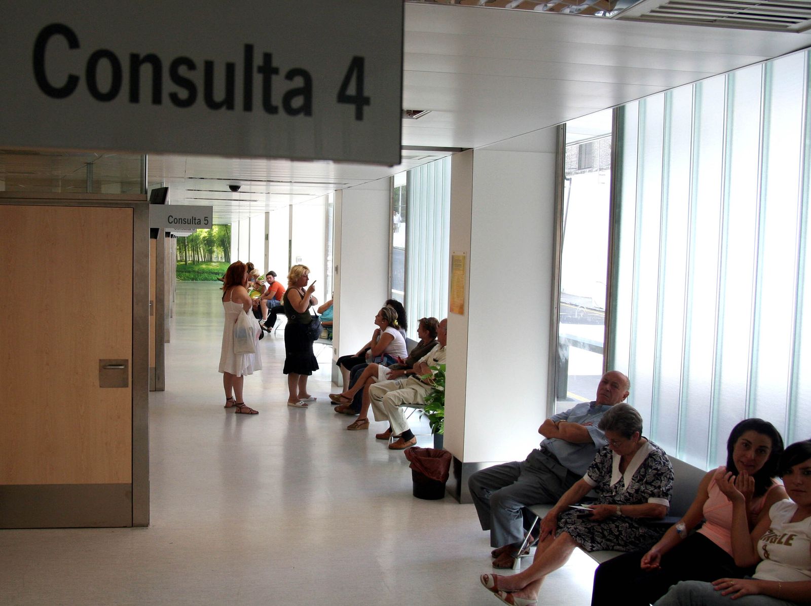 Imagen de archivo de una sala de espera.