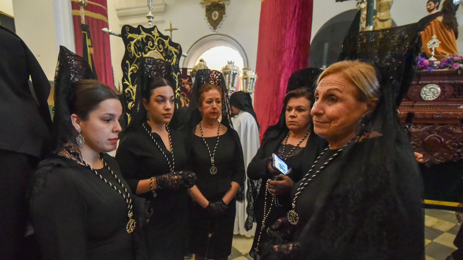 Fotos del Jueves Santo en San Roque: La Buena Muerte y Amargura