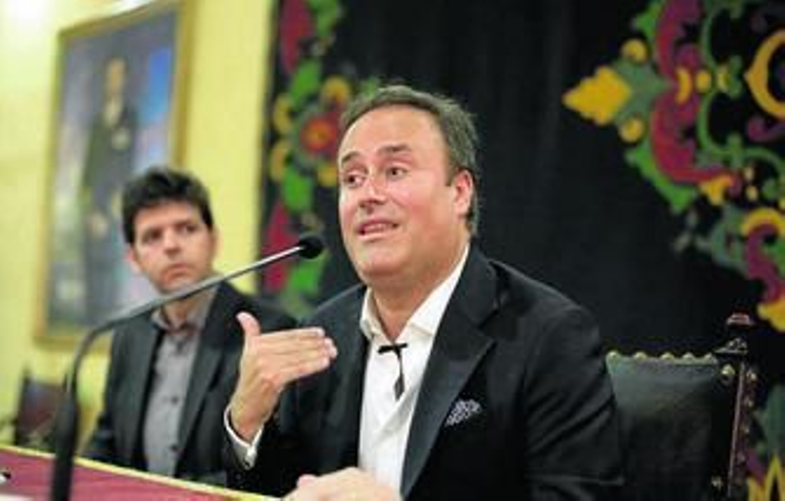 El director británico Karel Mark Chichon, ayer en el Círculo de Labradores de Sevilla.