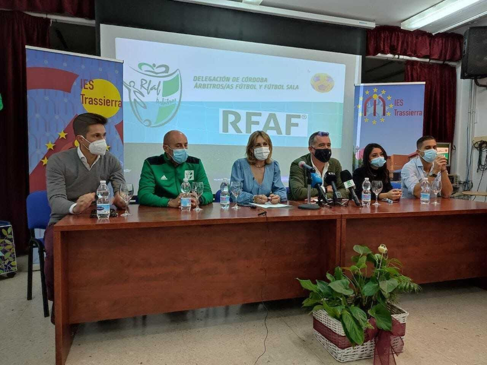 Acto de presentación del proyecto 'Hazte árbitro/a'