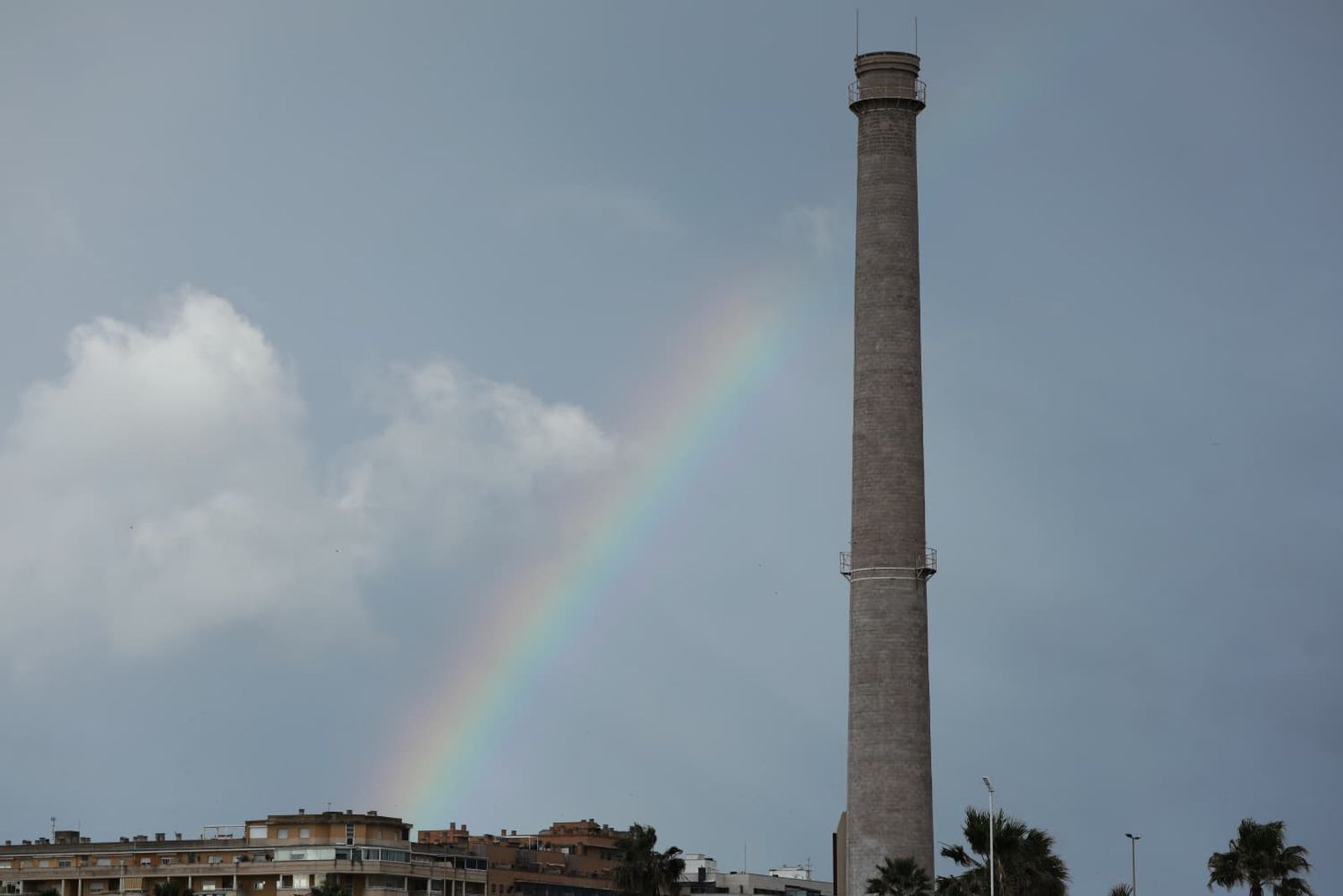 Málaga capital este jueves tras el paso de la borrasca Leonardo.