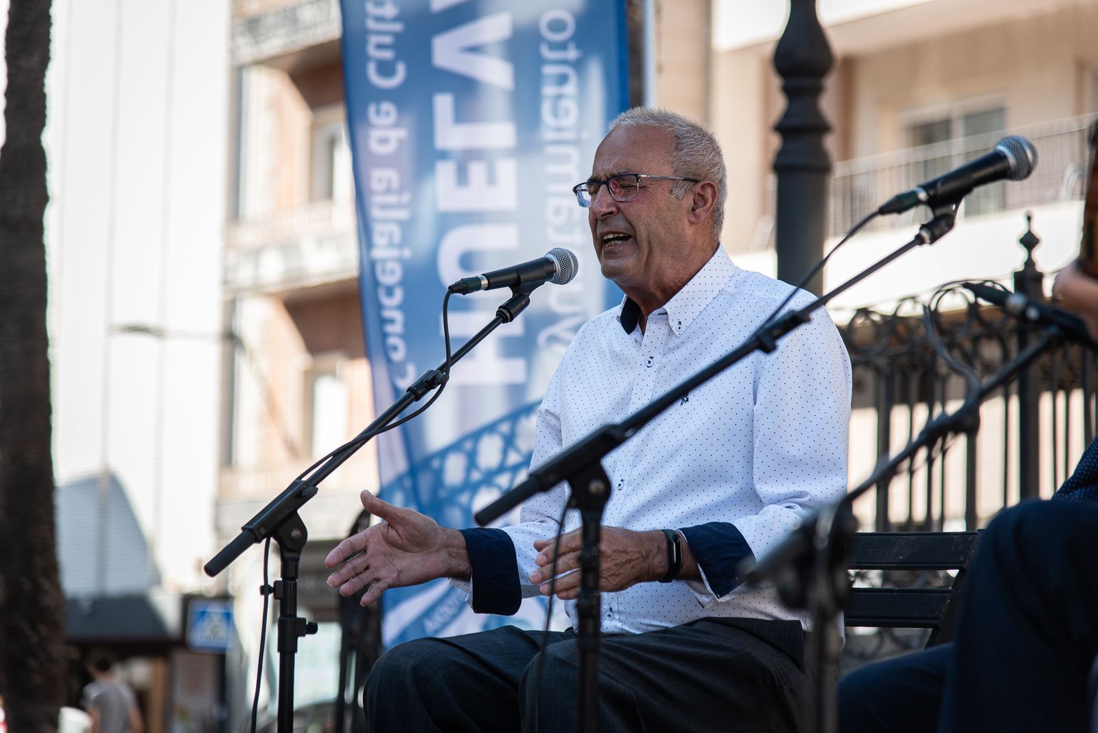 Imágenes de la peña Las Colonias en el festival flamenco Ciudad de Huelva