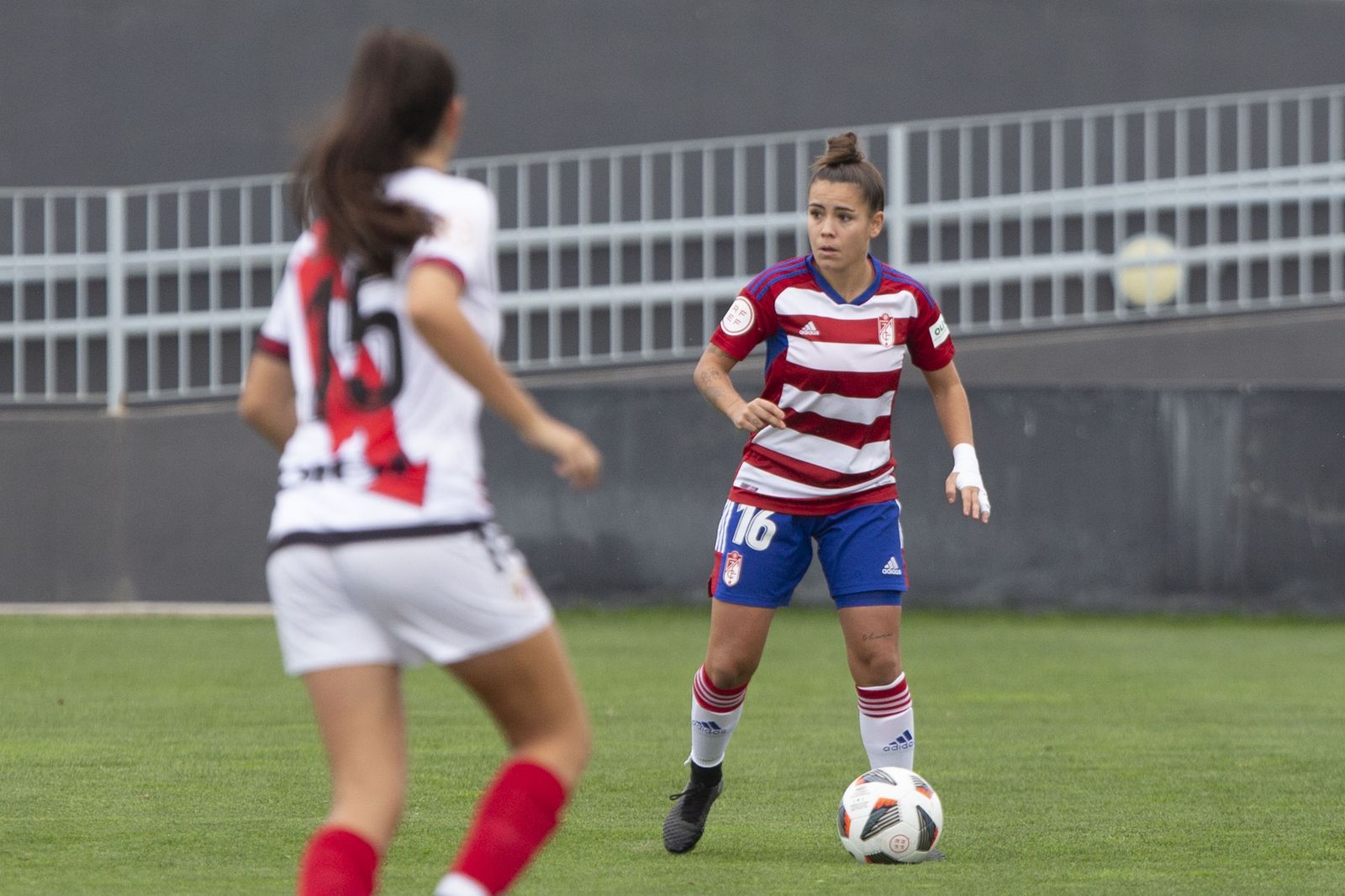 Carol, en el encuentro ante el Rayo de la primera vuelta.