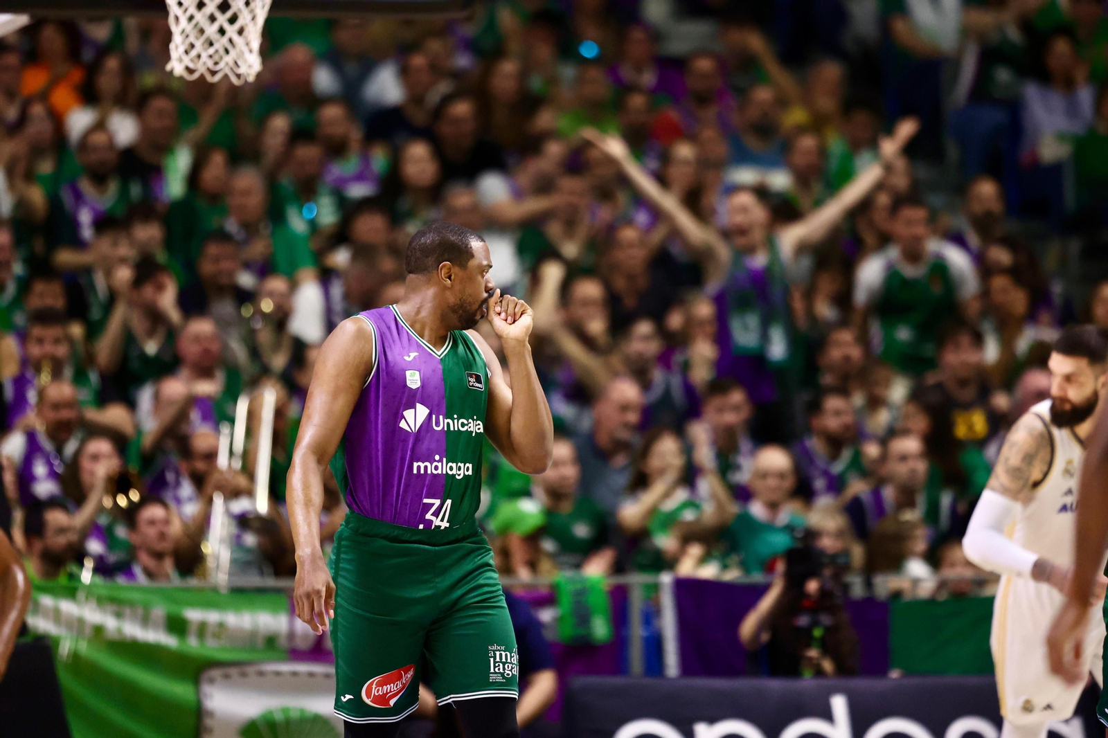 El Unicaja - Real Madrid, en fotos