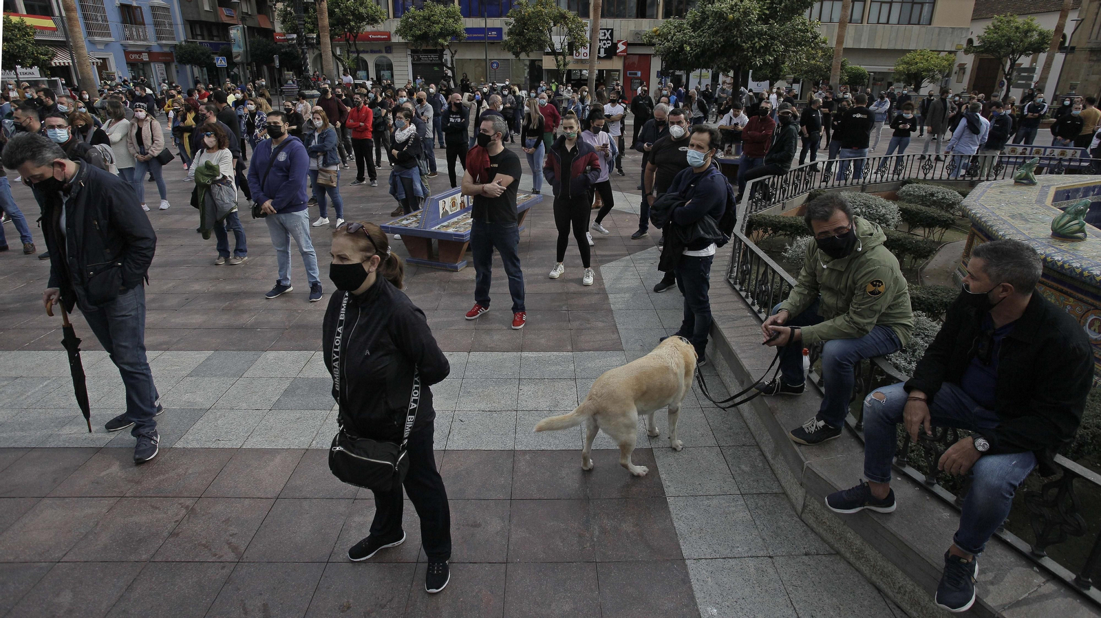 Fotos de la manifestación de la hostelería en Algeciras