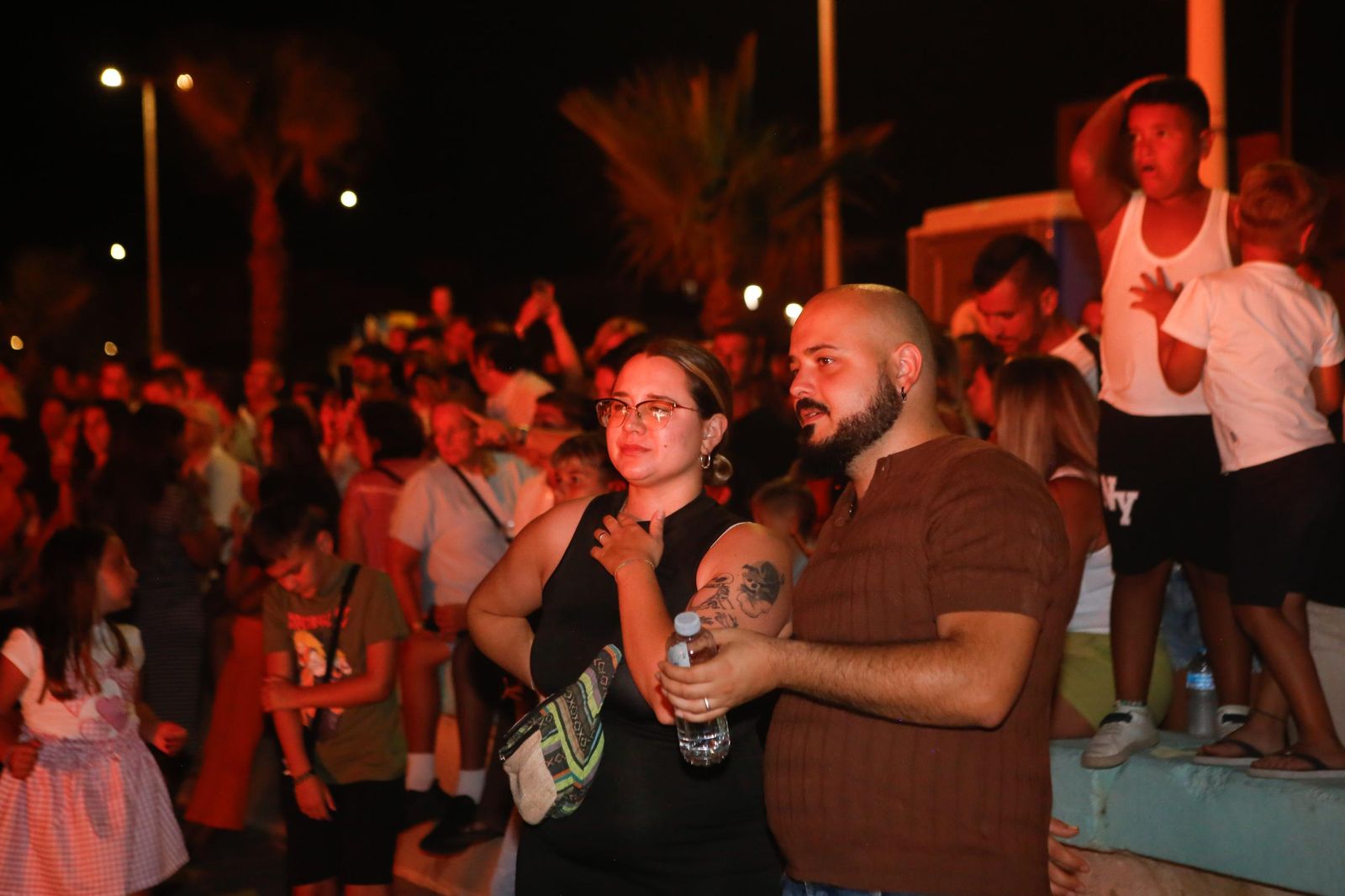 Fotos de la noche de San Juan en las playas de La Línea.