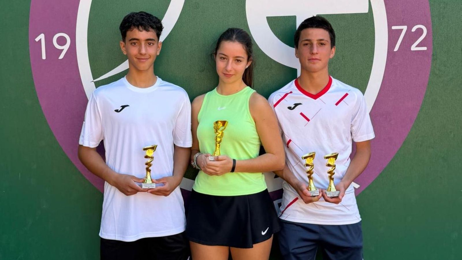 Algunos de los ganadores del XX Memorial Pepe Gázquez Megasa Suministros Agrícolas.