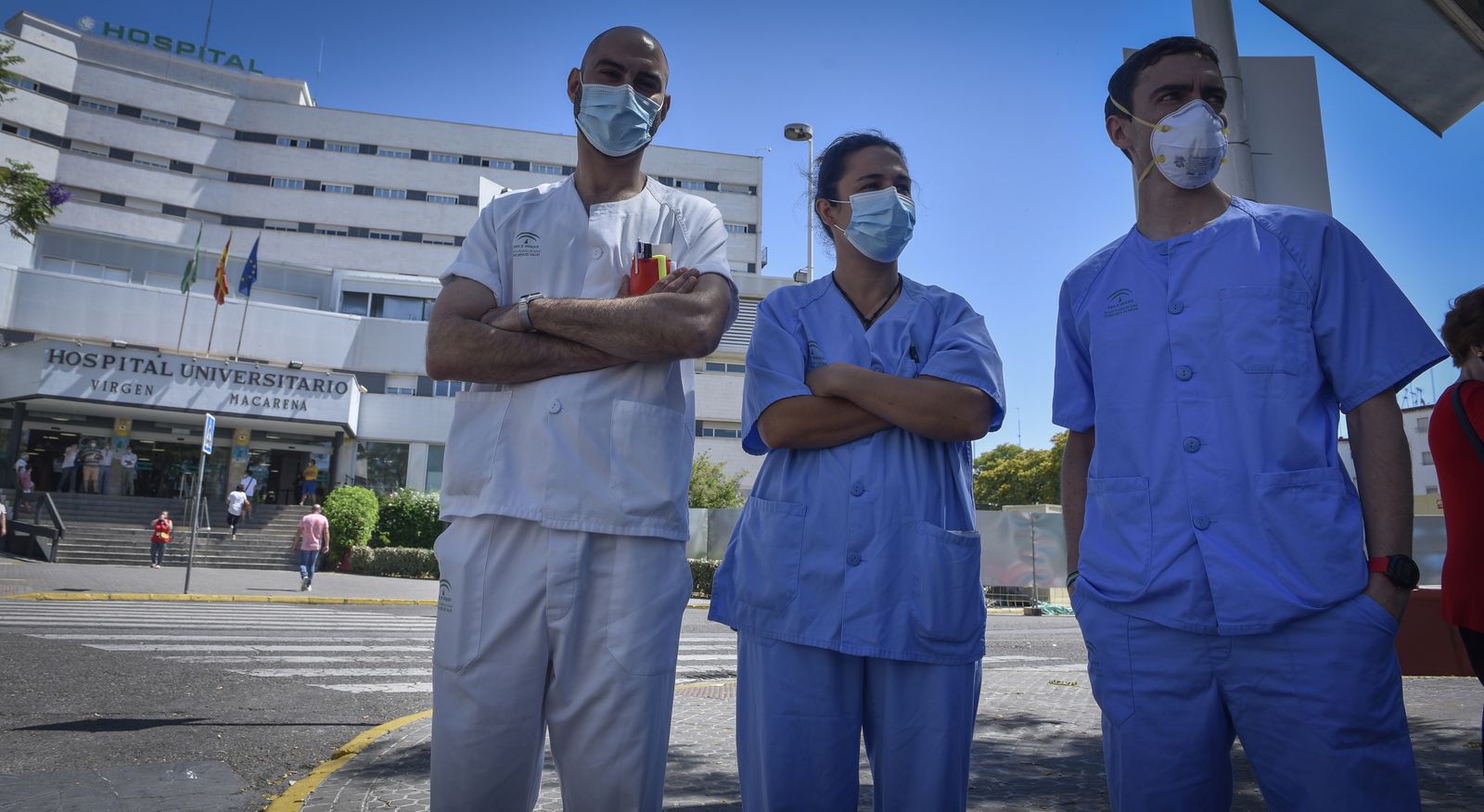 Las imágenes de la manifestación de Marea Blanca