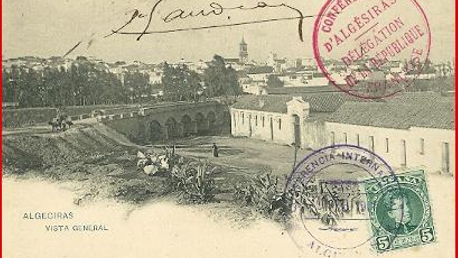 El Matadero en una postal de la Confrencia de 1906.