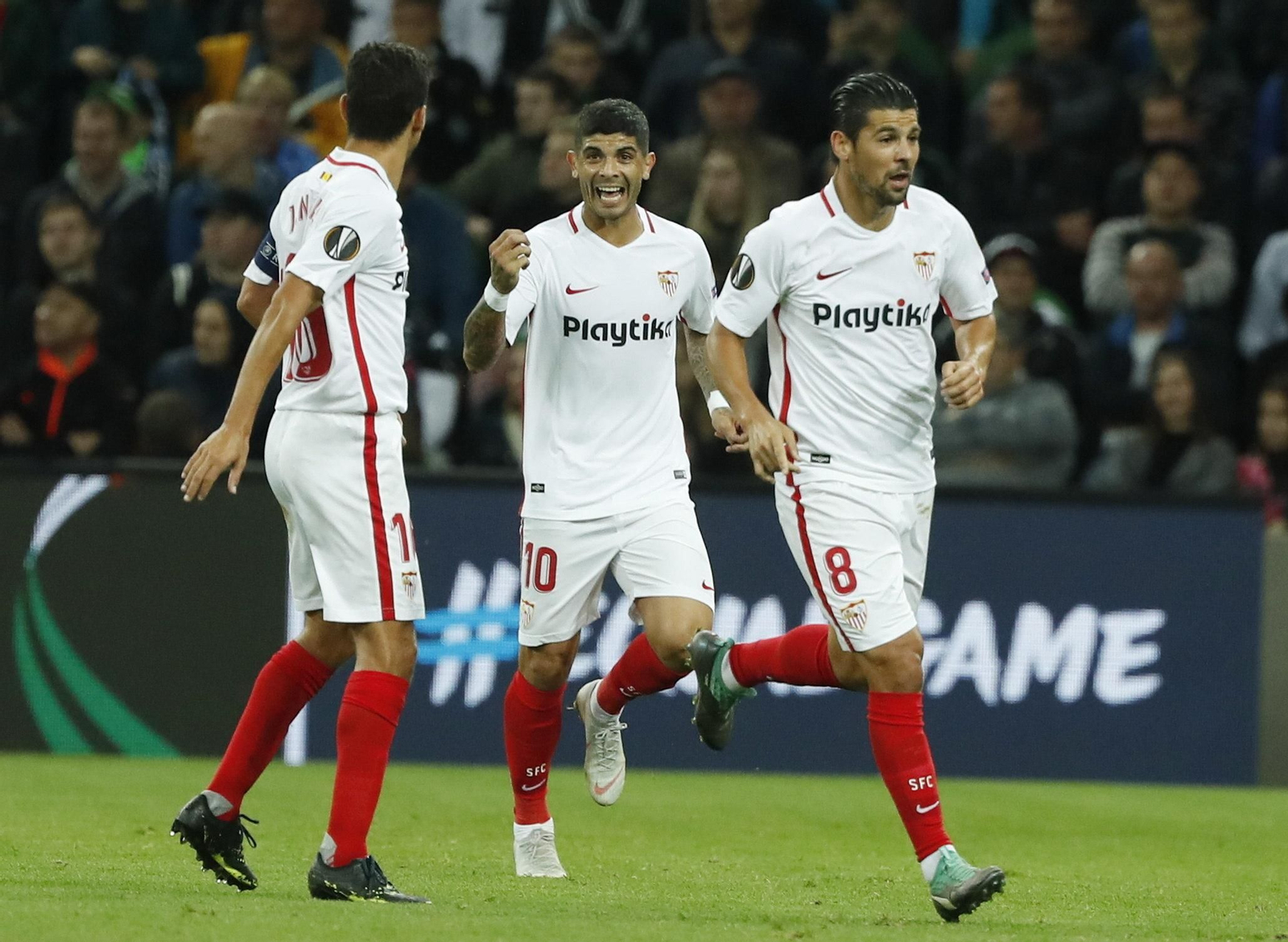 El Krasnodar-Sevilla FC, en imágenes