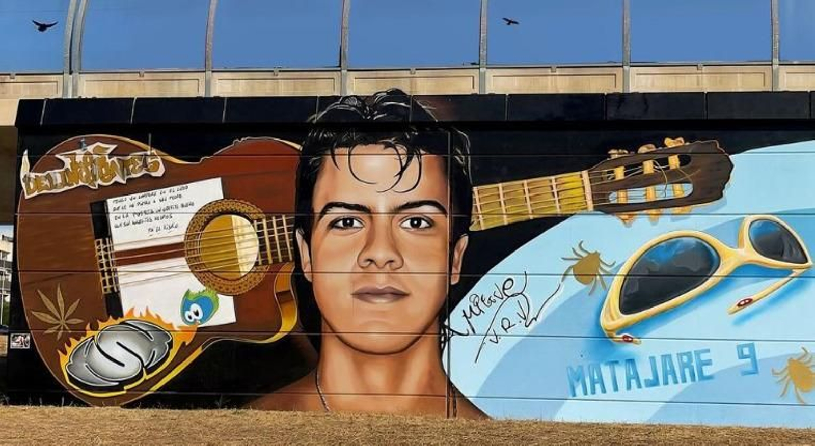 Mural homenaje a Migue Benítez