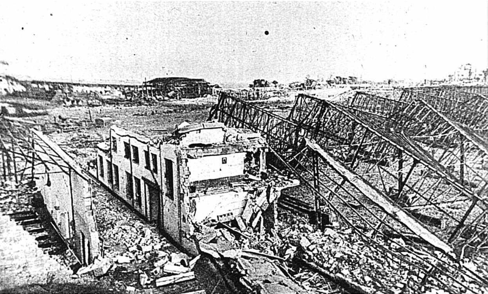 Imágenes de la explosión de Cádiz de 1947.