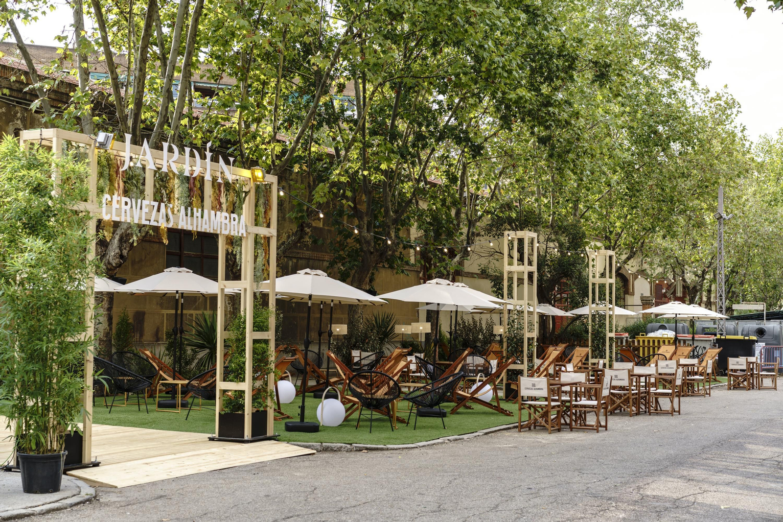 Jardín Cervezas Alhambra.
