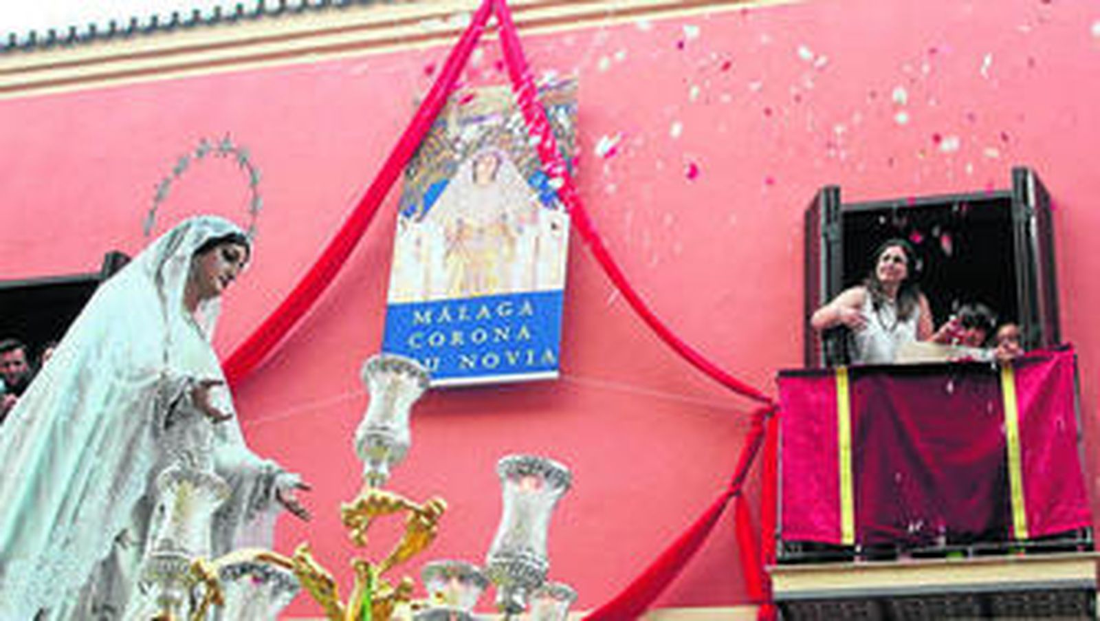 La Virgen del Rocío en Pentecostés del año 2015.