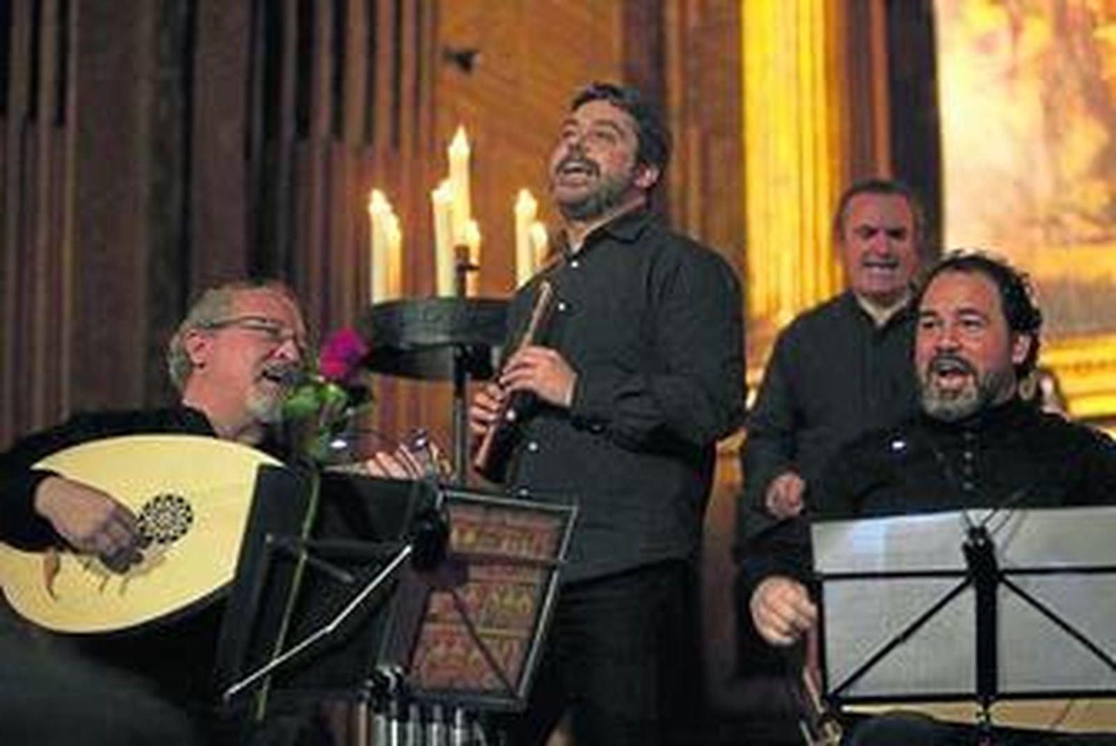 El grupo sevillano Artefactum, durante una actuación reciente.