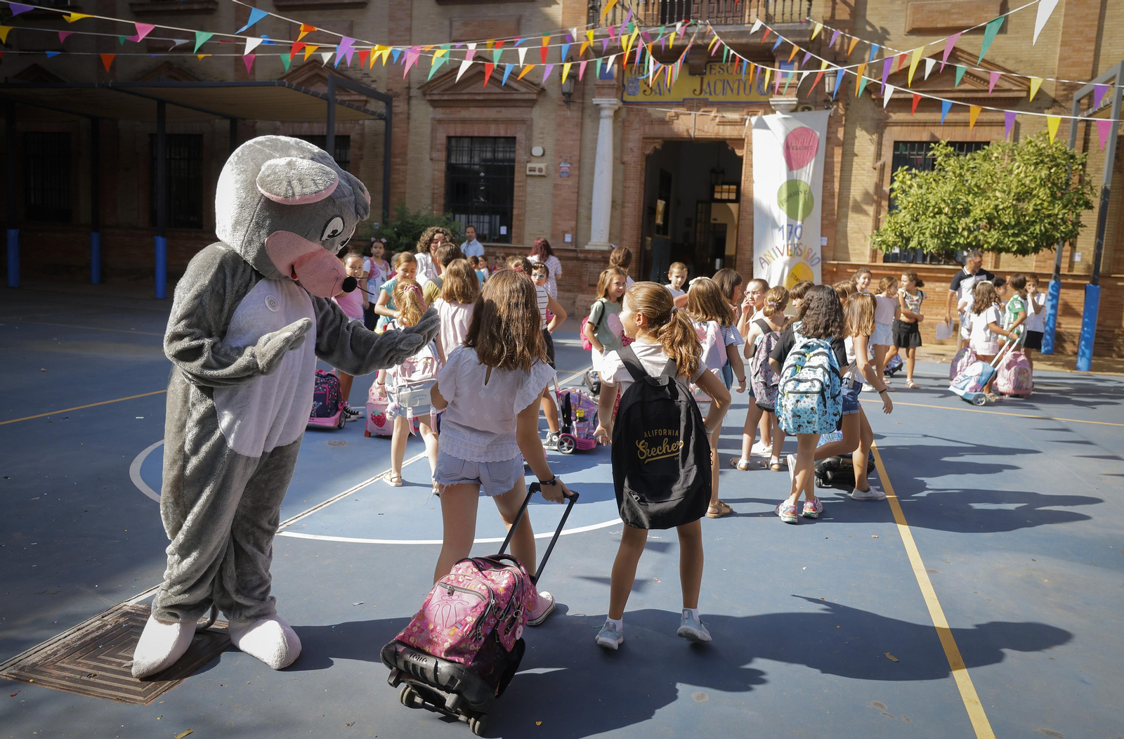 Las imágenes de la vuelta al colegio