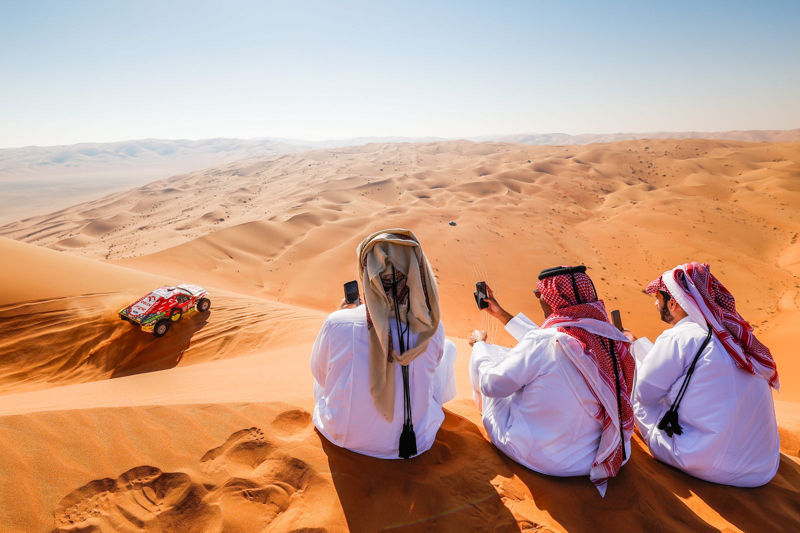 Las mejores fotos del Dakar por las dunas
