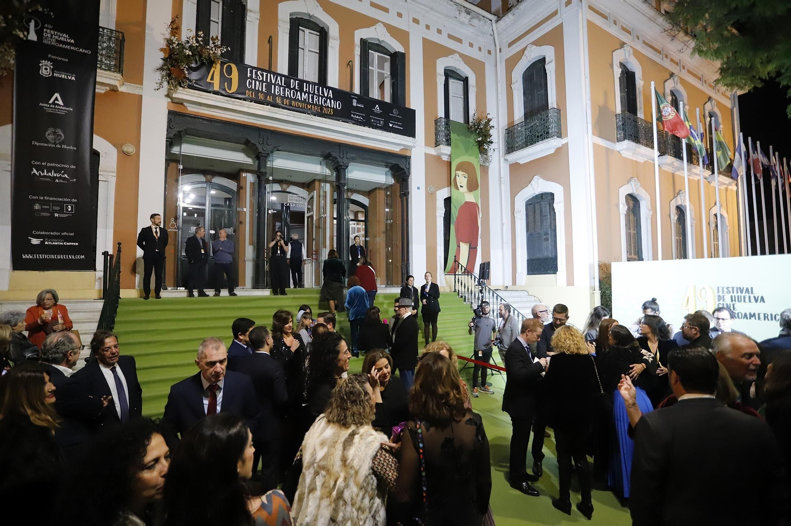 Imágenes del photocall de la clausura de la 49 edición del Festival de Huelva Cine Iberoamericano