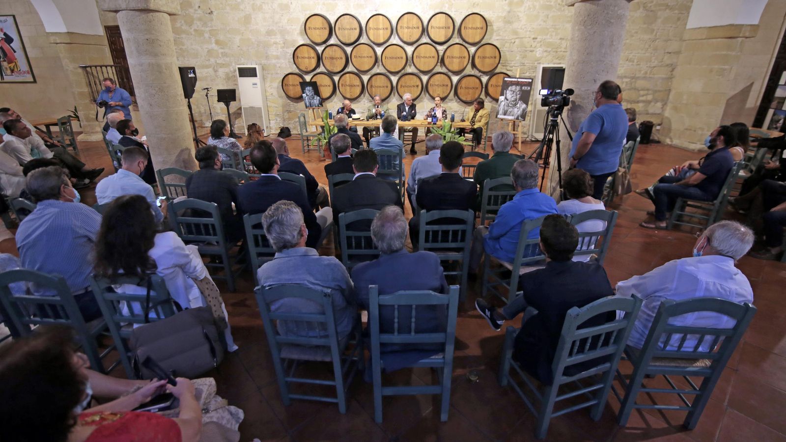 Un momento de la mesa redonda en Fundador.