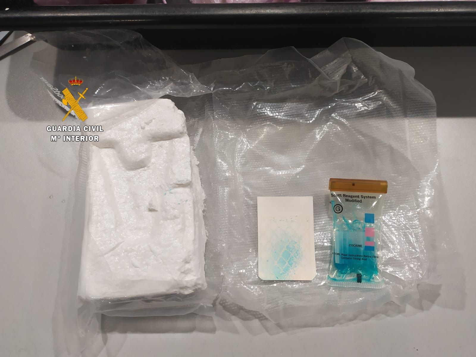 Droga intervenida en una operación de la Guardia Civil.