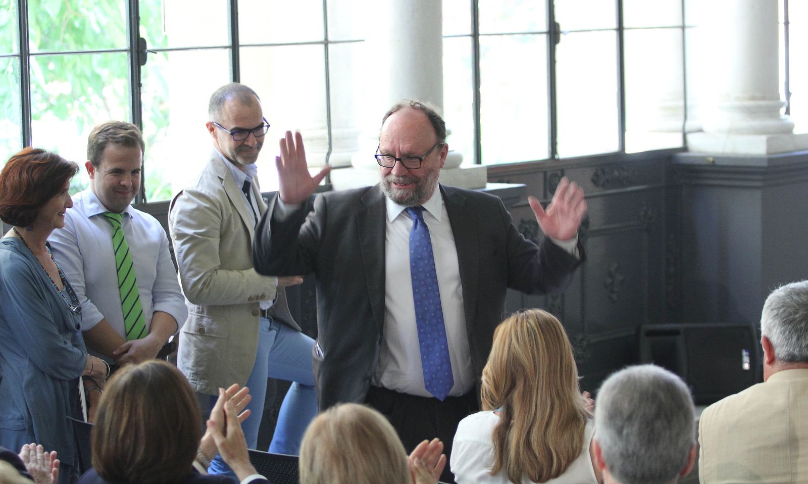 El exrector de la UGR, González Lodeiro.