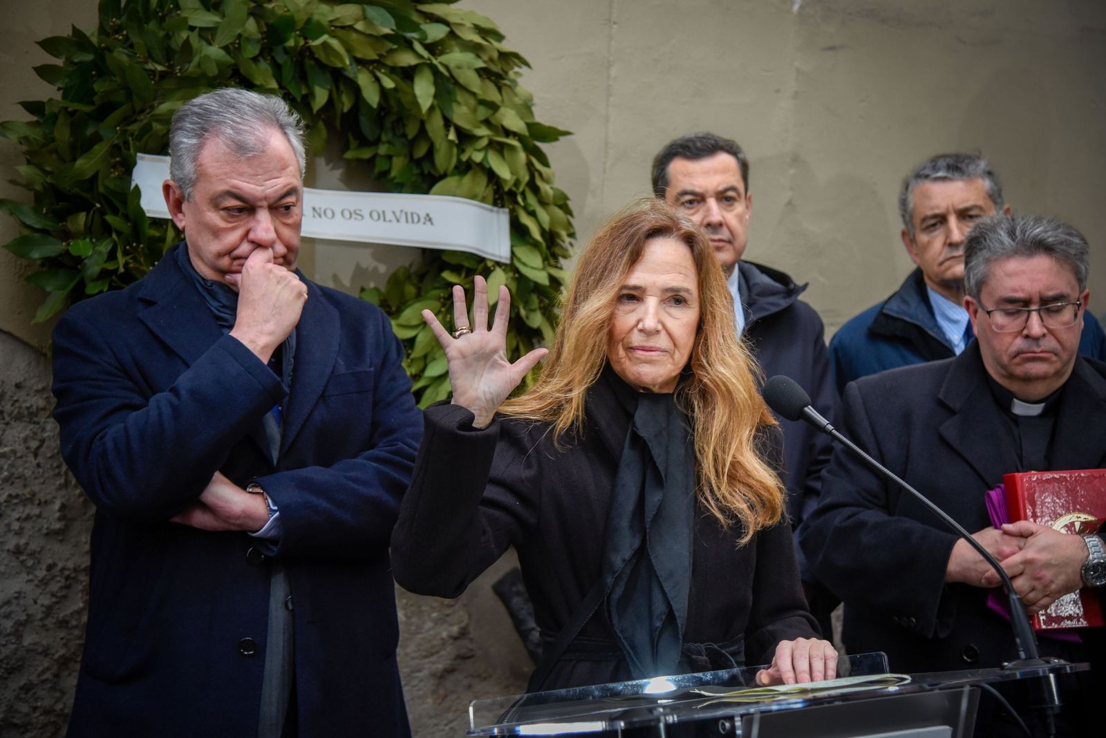 Acto de homenaje a Alberto Jiménez Becerril y su mujer, Ascensión García Ortiz