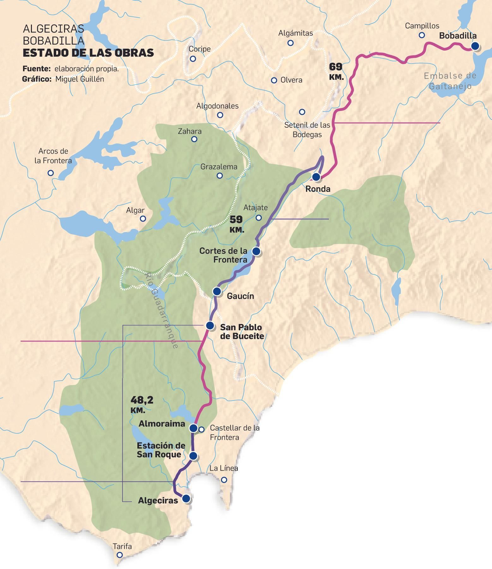 De Bobadilla a Algeciras: un tren frente a la burocracia