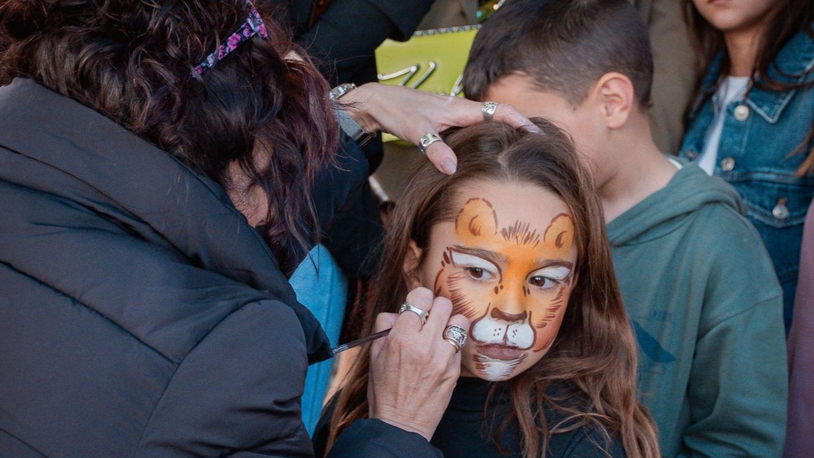 Pintacaras para el Día de Andalucía en La Barca