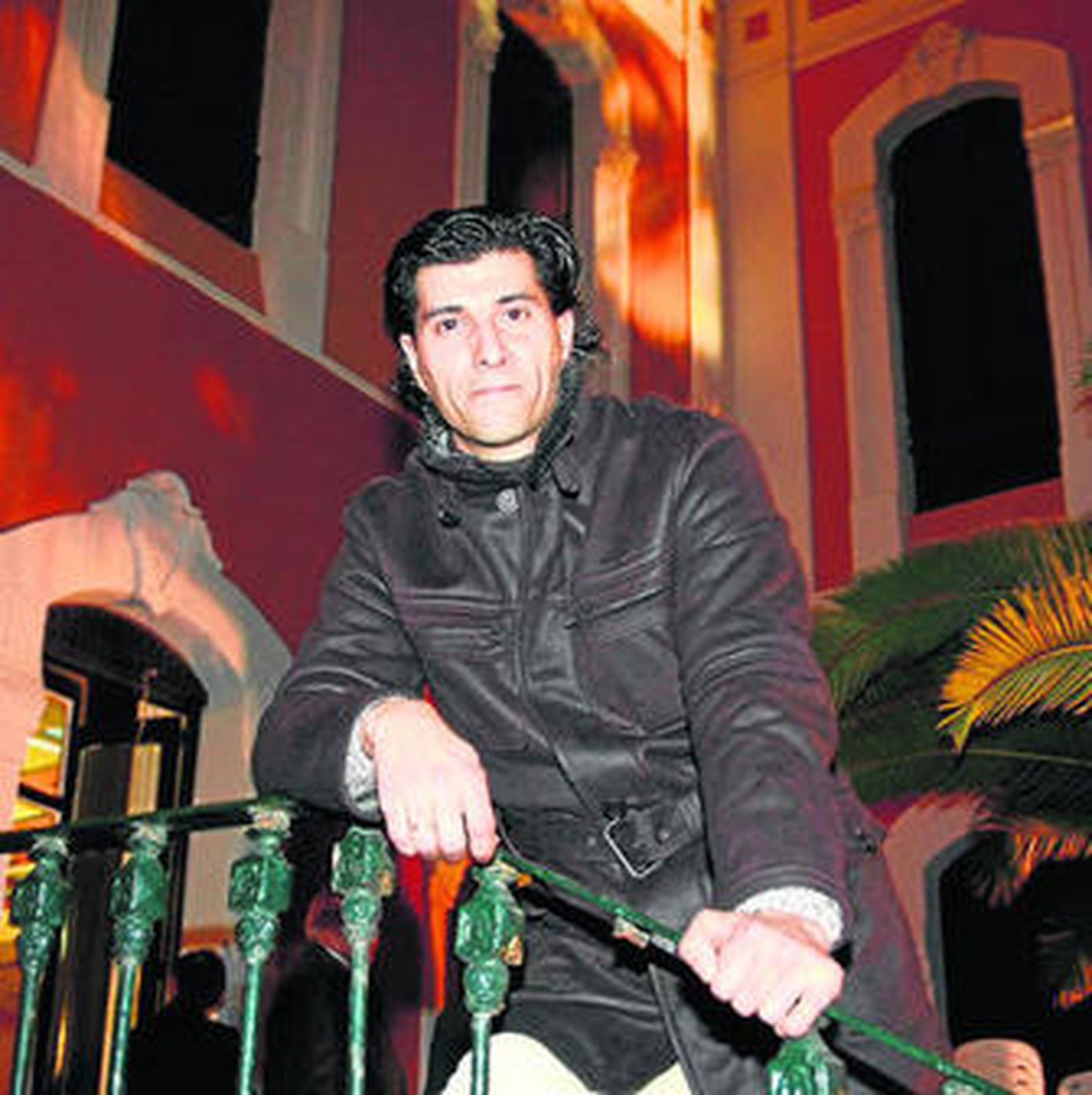 Jesuli Perojil, el pregonero del Carnaval Colombino, en la Casa Colón.