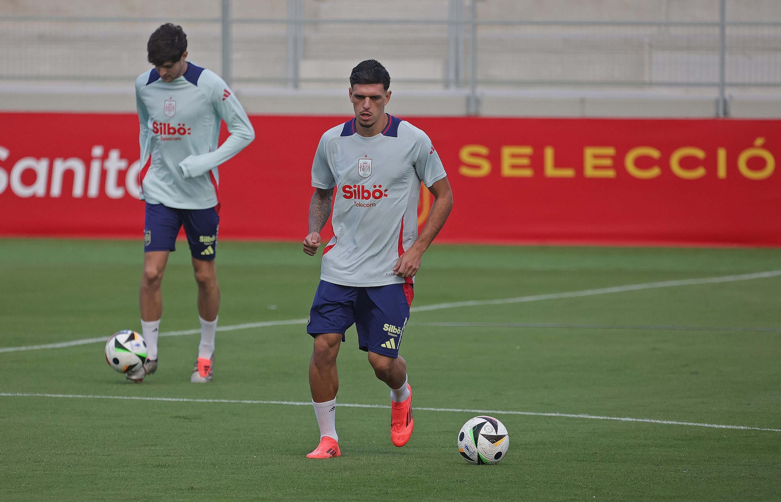 Fotos del entrenamiento de la selección española sub-21 en La Línea