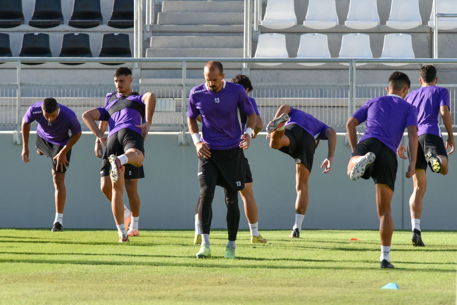 Las fotos del entrenamiento de la Balona previo al partido con el Águilas FC