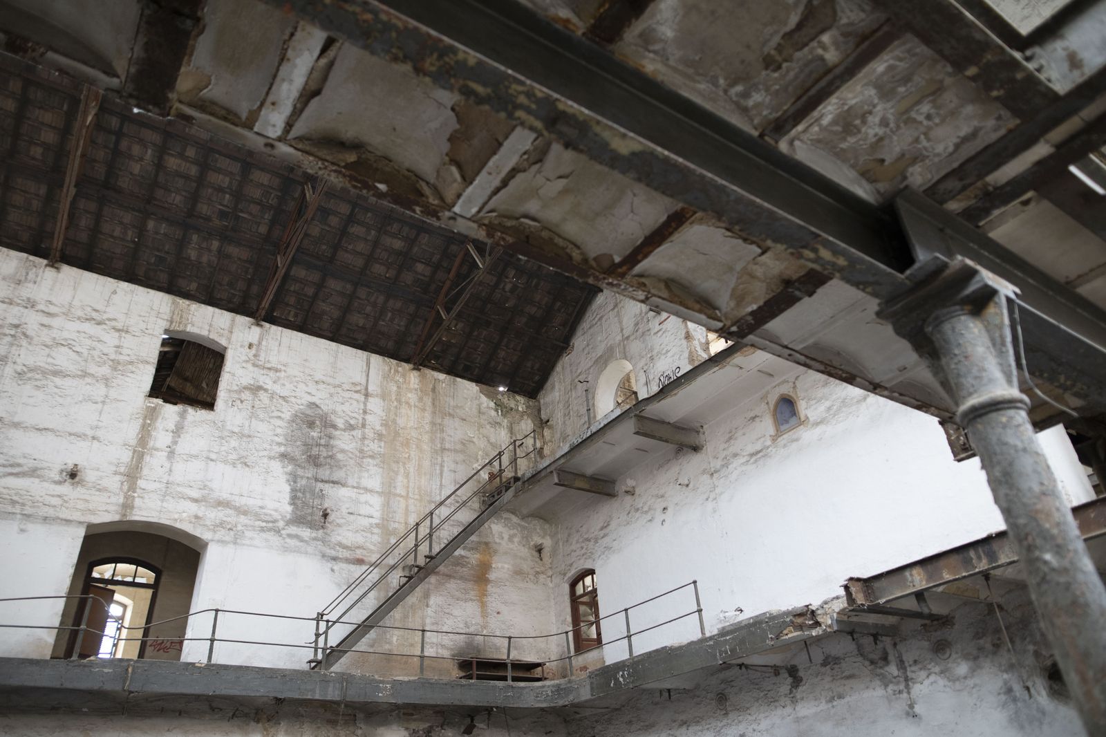 Parte alta de la nave principal