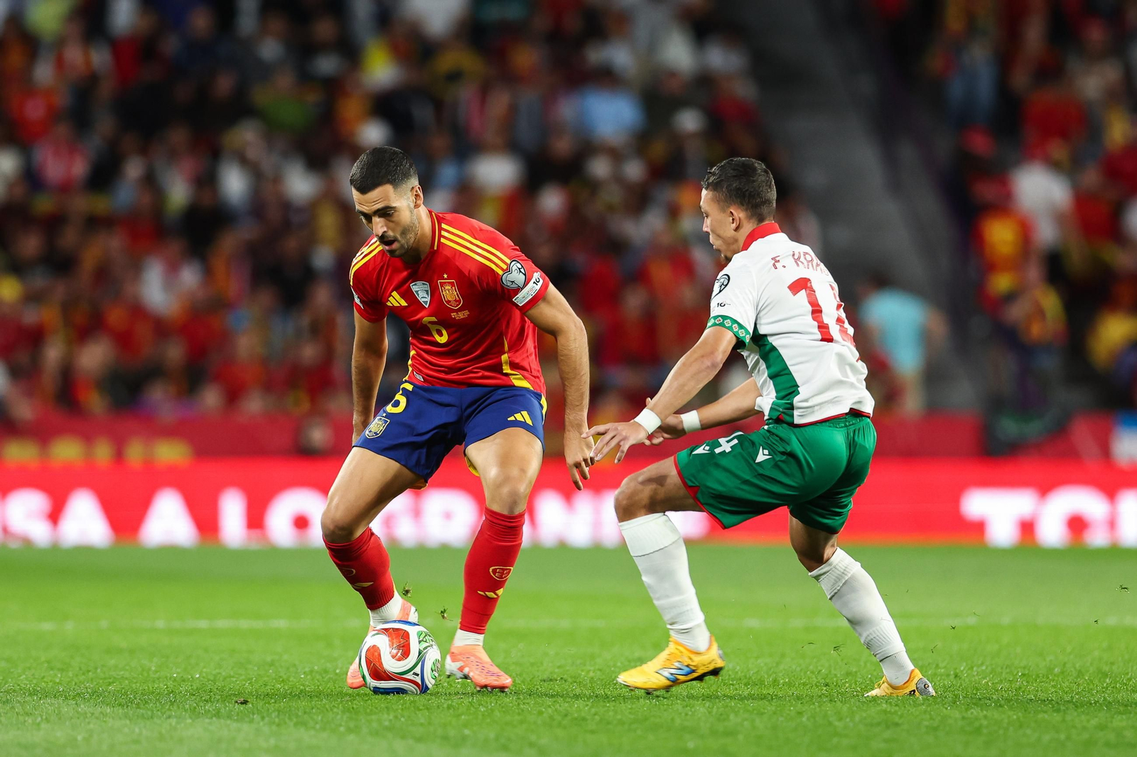 Las mejores fotos del España-Bulgaria