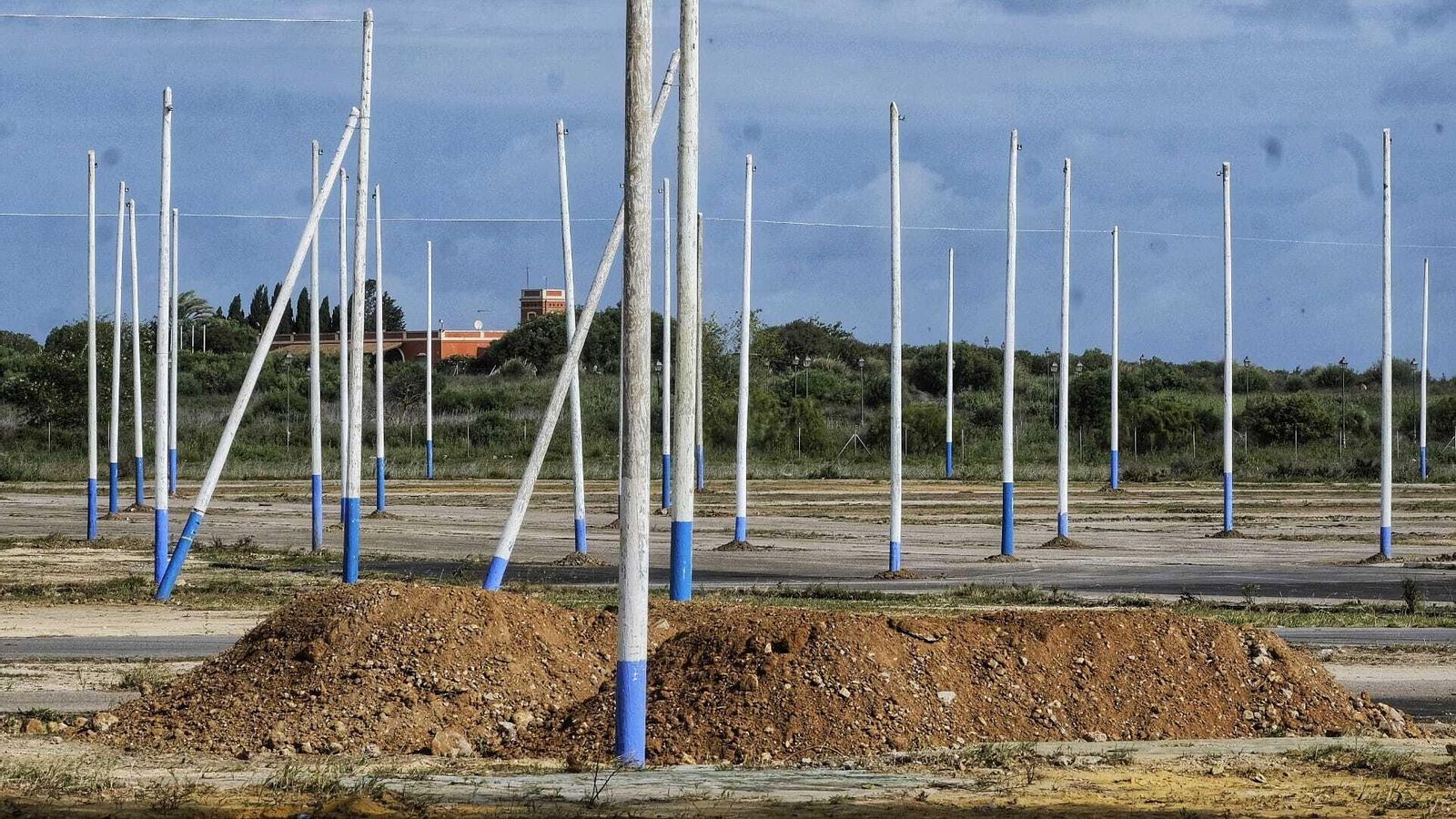 El recinto va tomando forma con los trabajos que se acometen estos días.