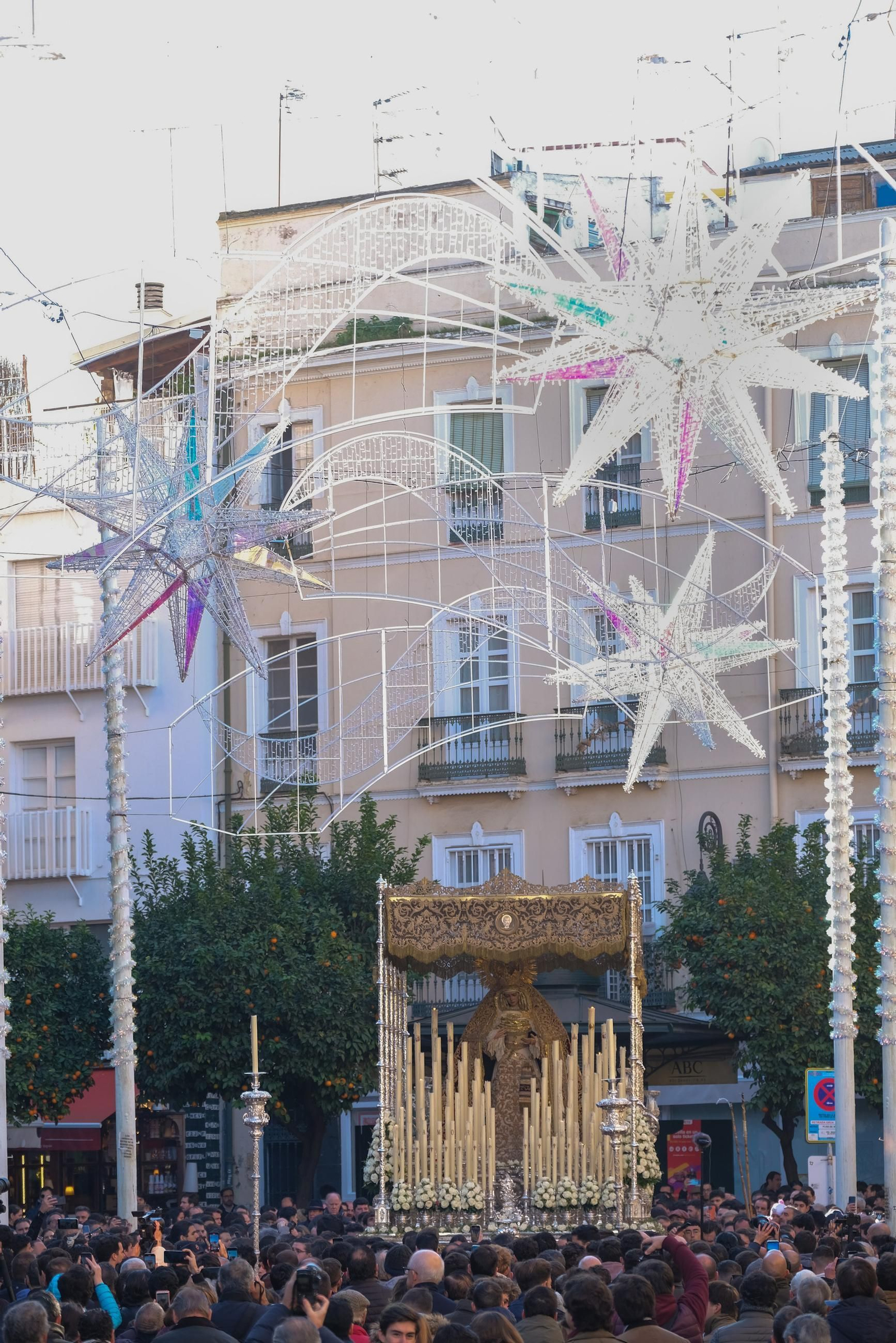 Imágenes del regreso de la Virgen del Socorro al Salvador