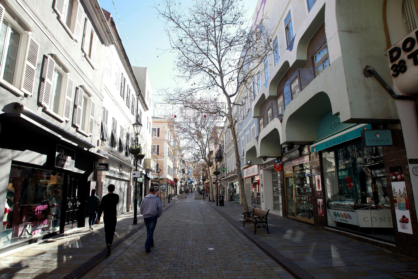 Calle Principal de Gibraltar.