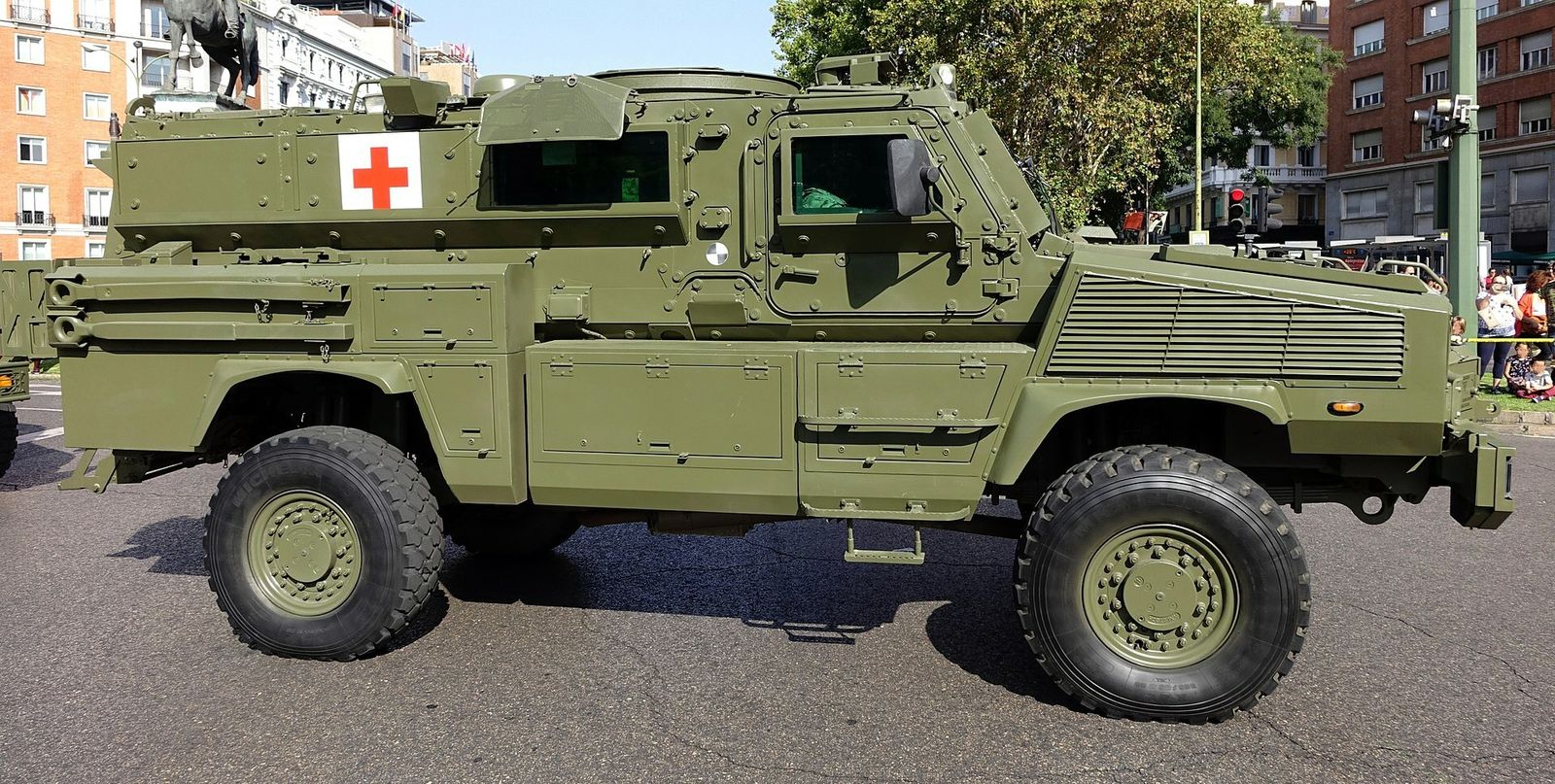 Un RG-1 configurado como ambulancia