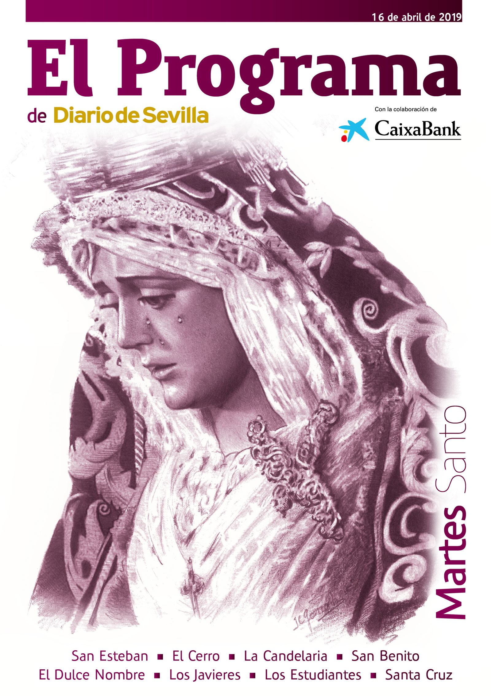 Portadas del programa de Diario de Sevilla para la Semana Santa